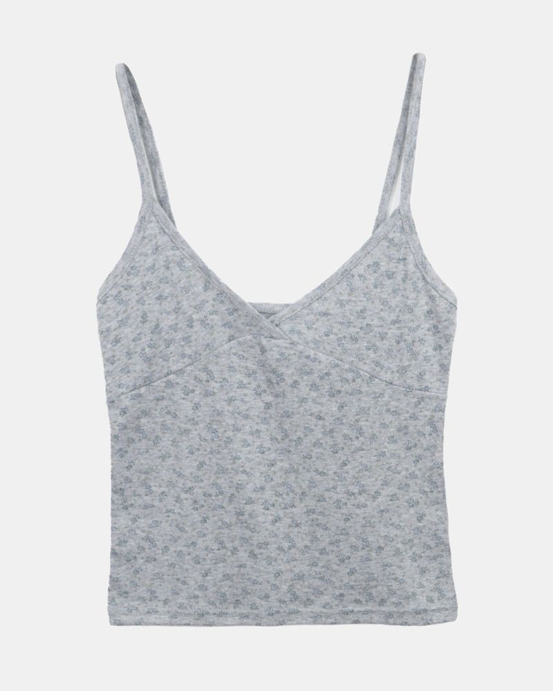 Lugen Panel Flower Sleeveless Top