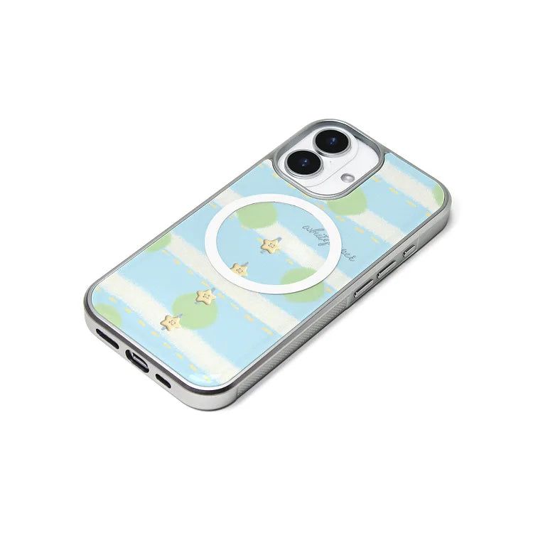 EPOXY BUMPER CASE SILVER / SUIT CASE (BLUE)