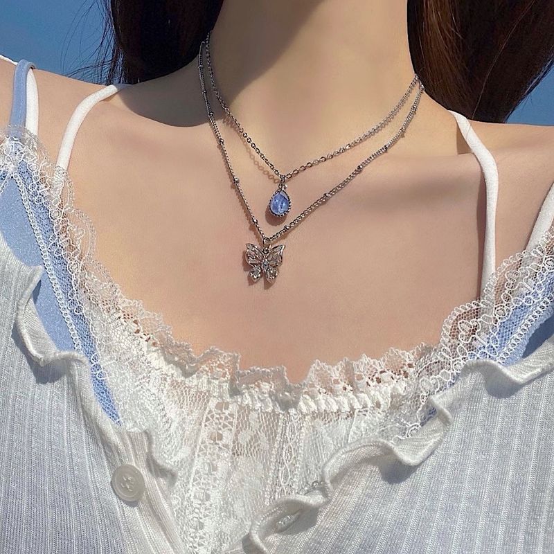 Princess butterfly necklace