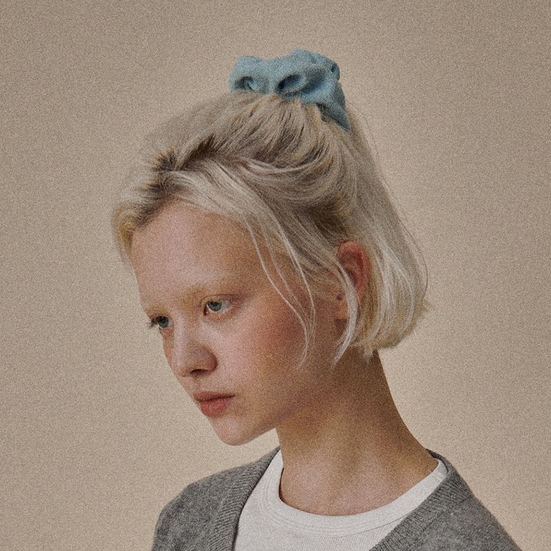 Terry Logo Pendant Scrunchie (2Colors)
