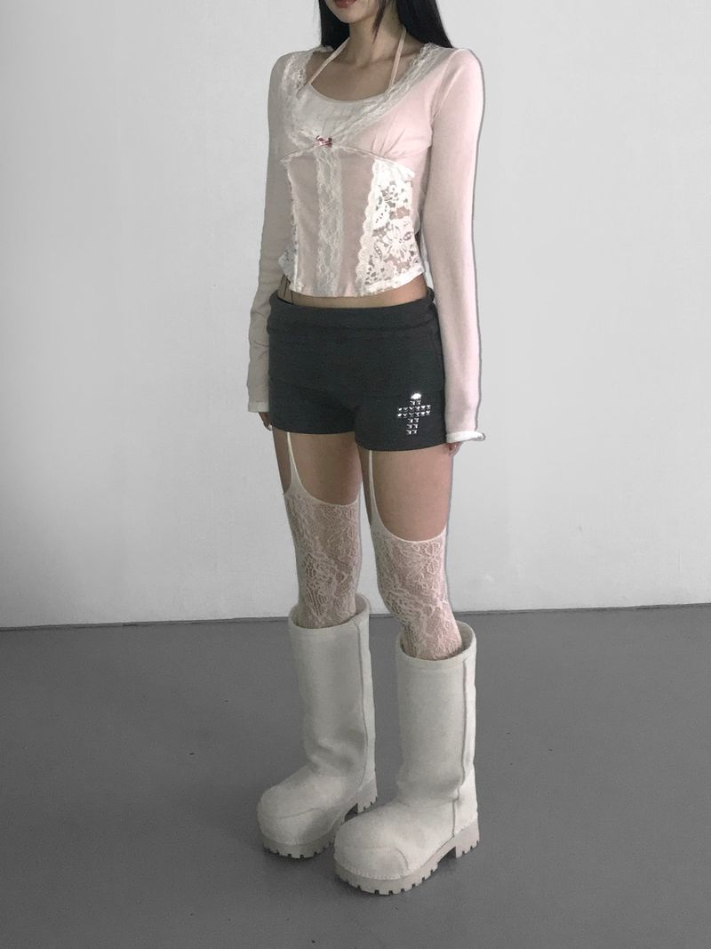 roomie lace top(4color)