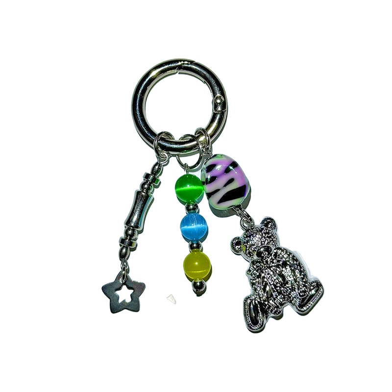 [Billlie Tsuki] Cameleon zebra keychain