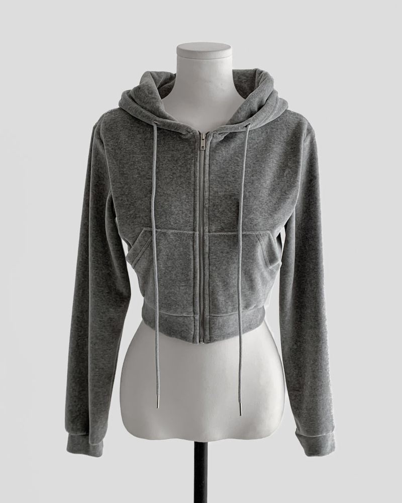 nini velvet crop hood JP