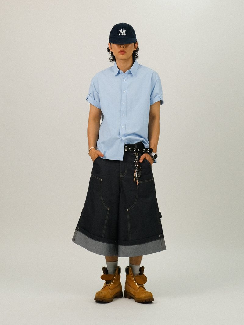 AND Nylon Roll-up Shirts