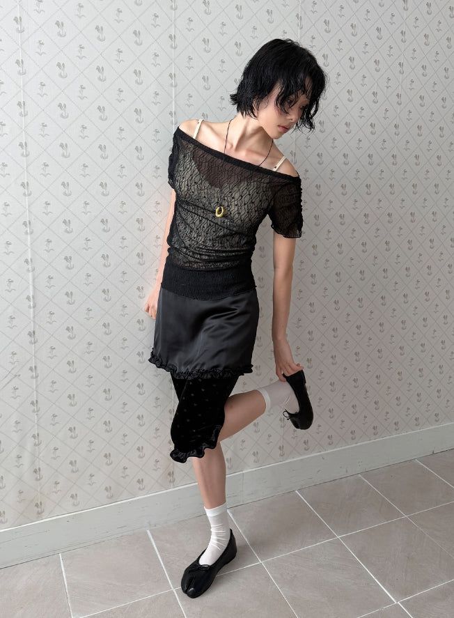 WAVE BOAT-NECK TOP