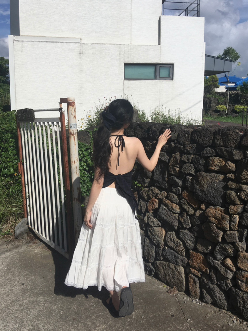 Lace Ruffle Skirt