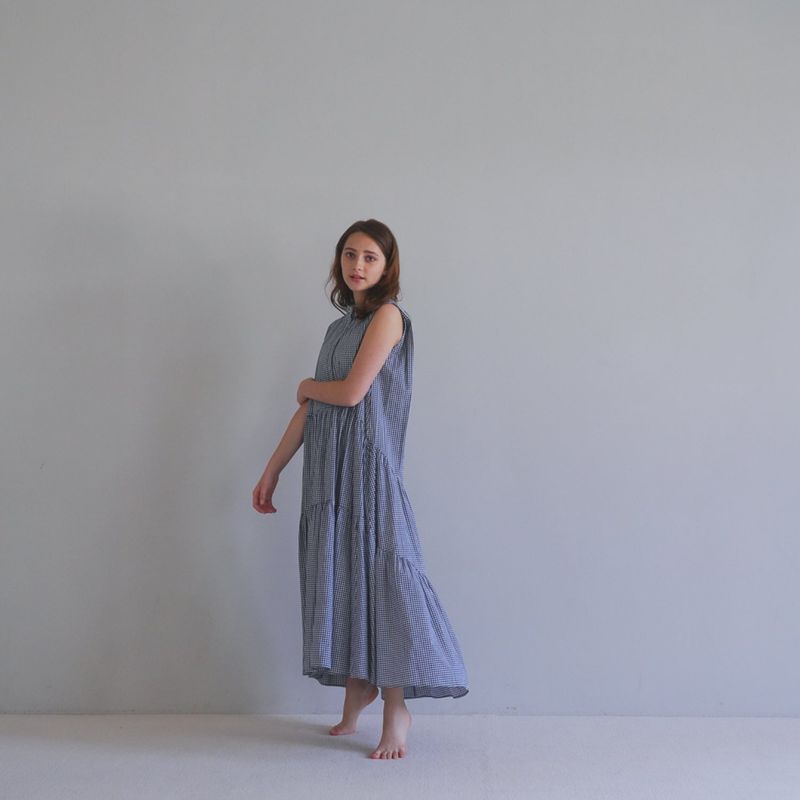 Sleeveless tiered one piece