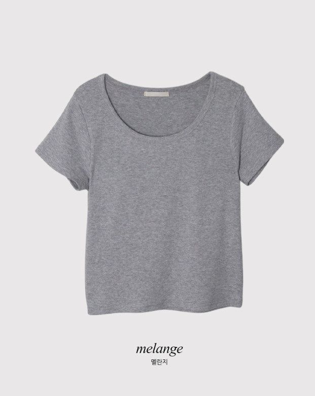 Soft Modal Basic Short Sleeve T-shirt (6color)