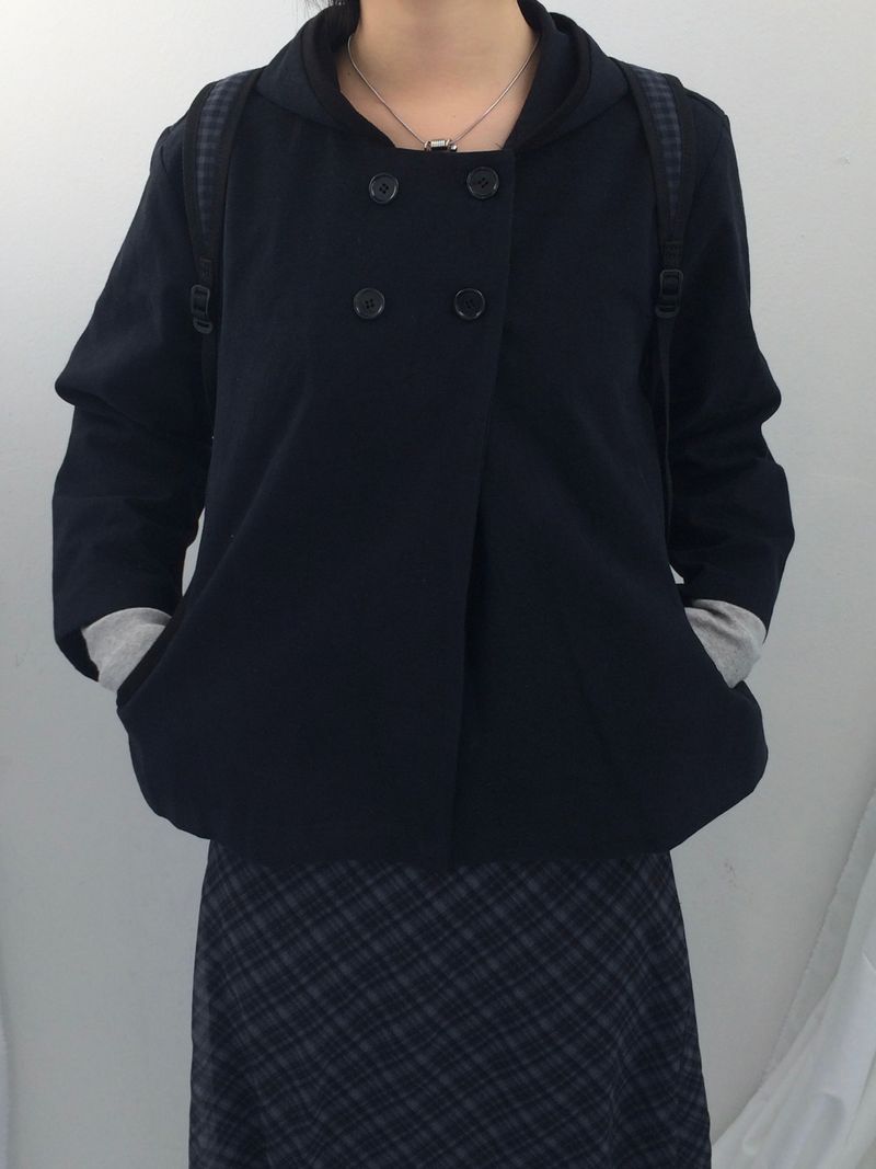 Modern Double A-Fit Short Coat