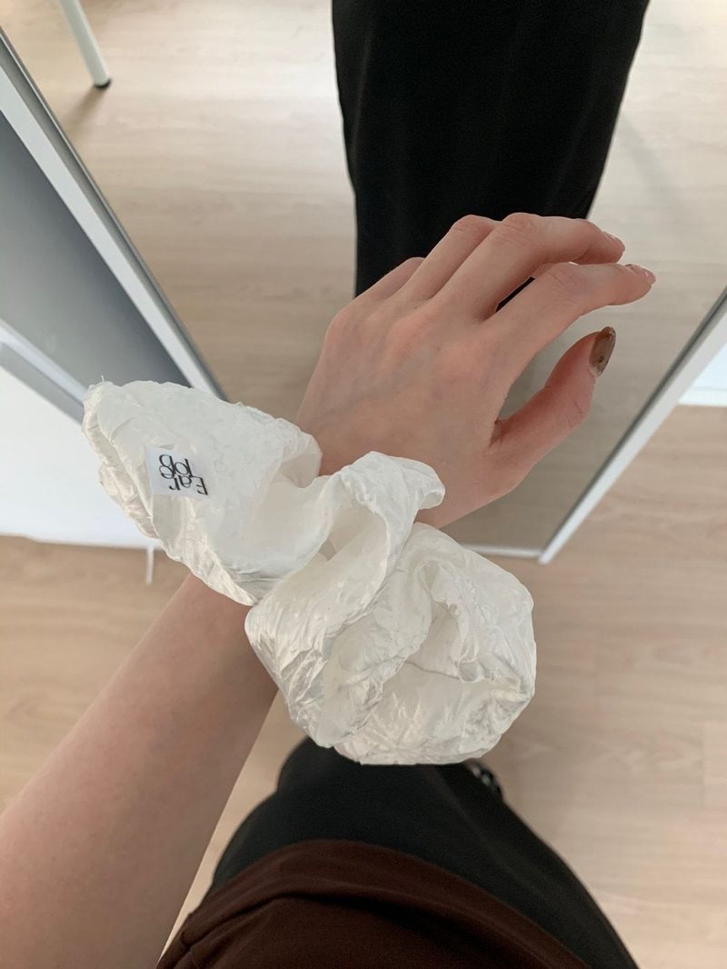 Satin big scrunchies(3color)