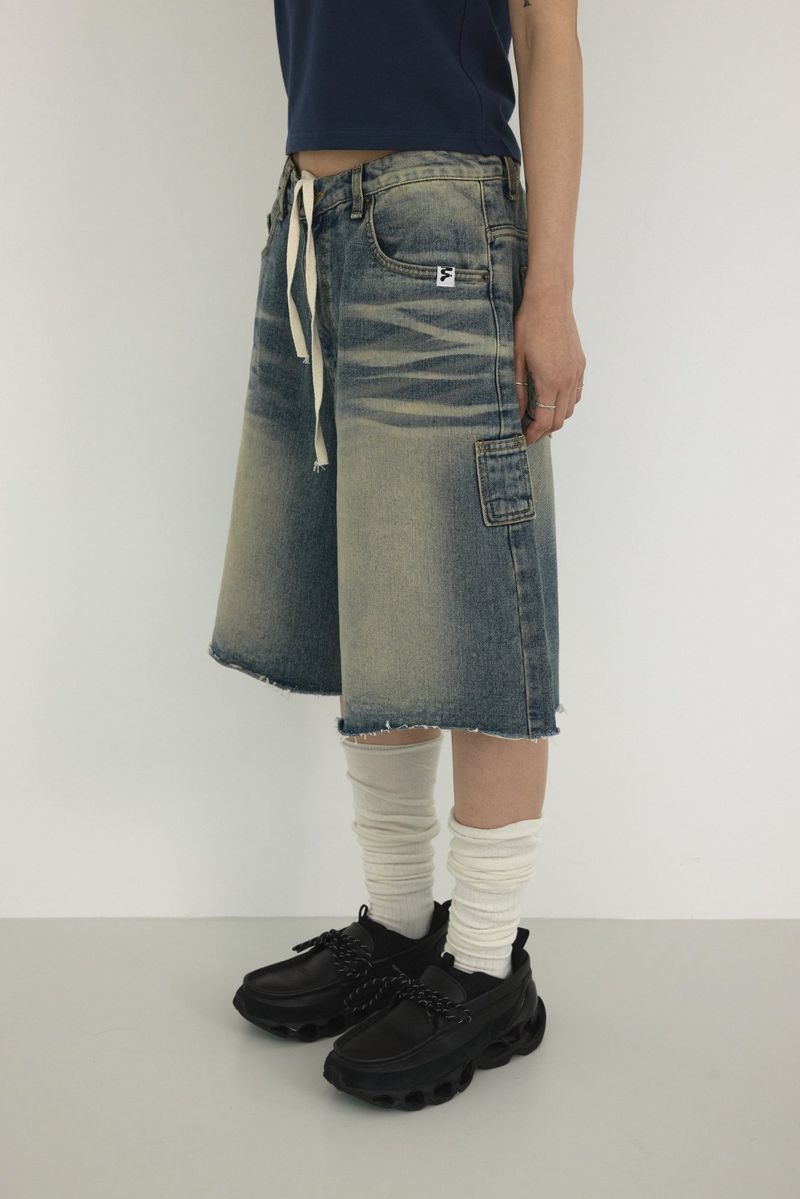 MIYHOO(ミワイフ)の「SANDY BERMUDA DENIM PANTS(Pants)」