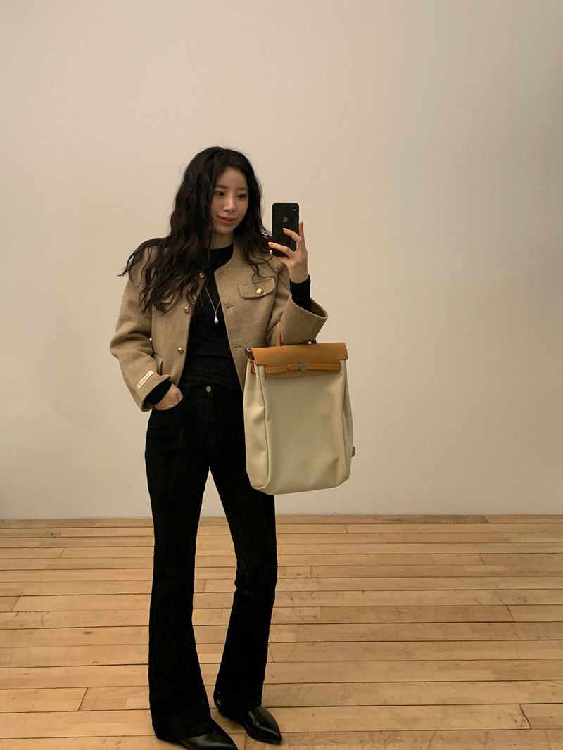 [MADE] Benne wool handmade tweed jacket