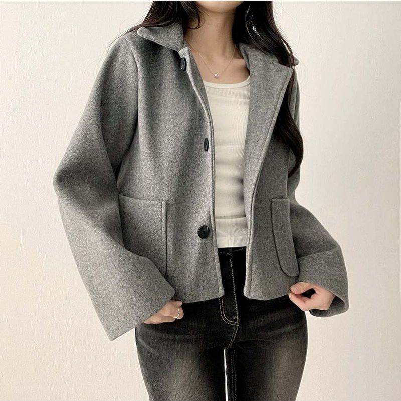 Rein pocket short coat jacket