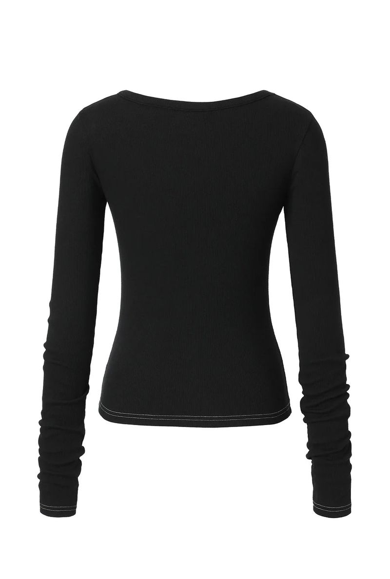 Dotty tee - black