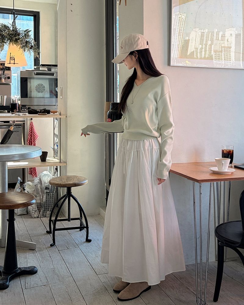 Belbon long skirt
