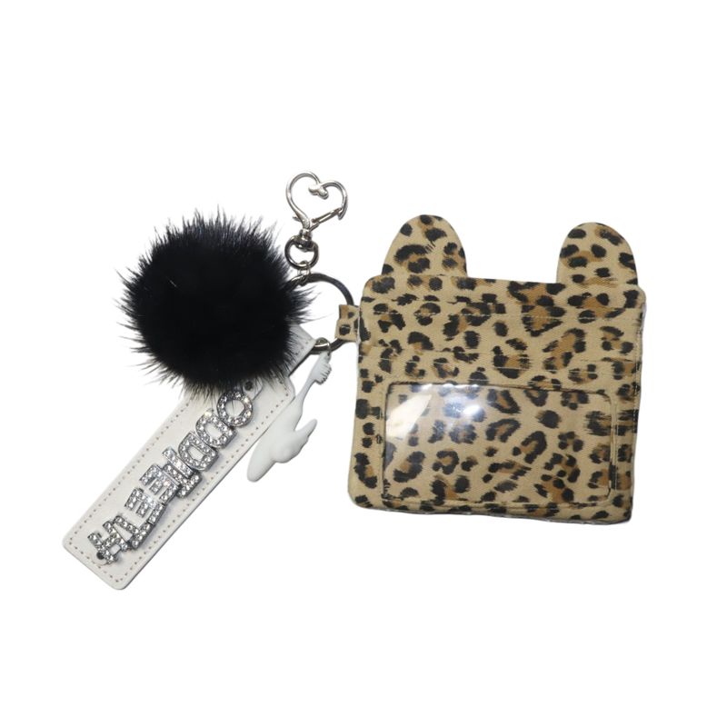 Brush Girl Leopard Wallet (BROWN BEAR)