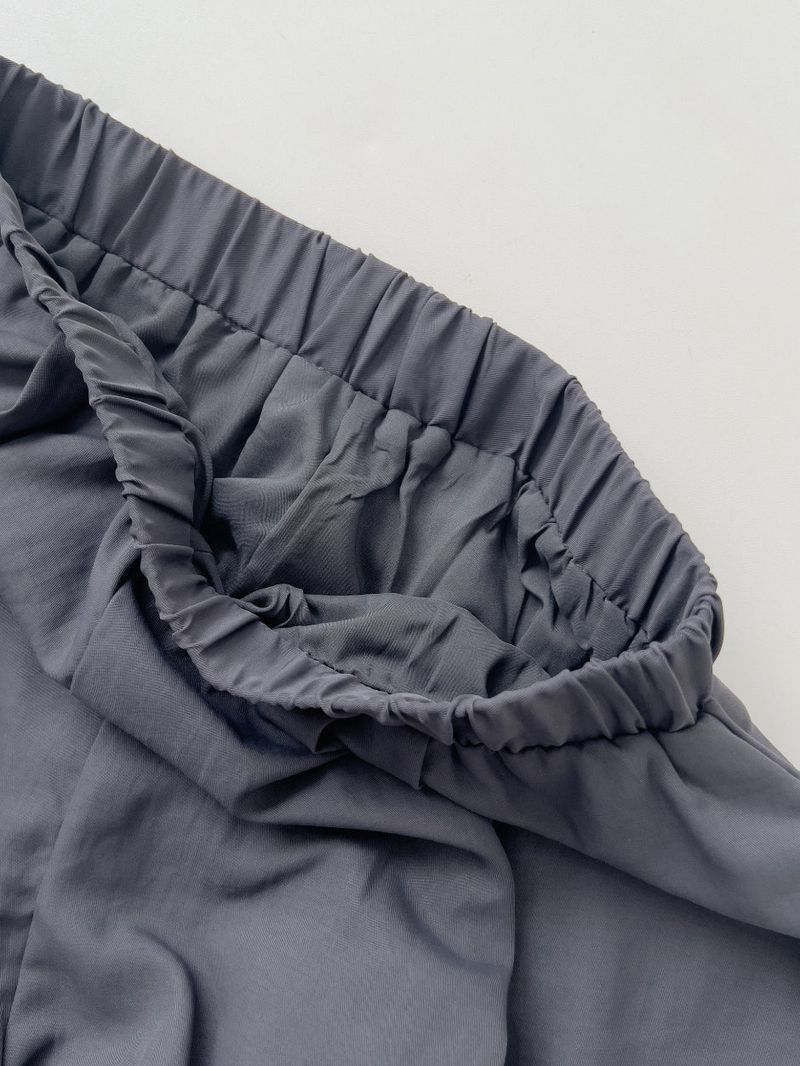 Harem Nylon Balloon Fit Wide Pants