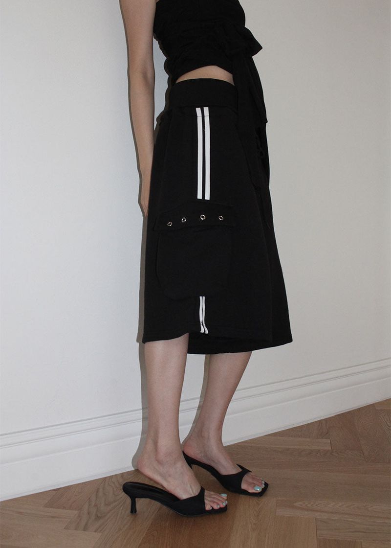 MULTI STRAP SKIRT (3color)