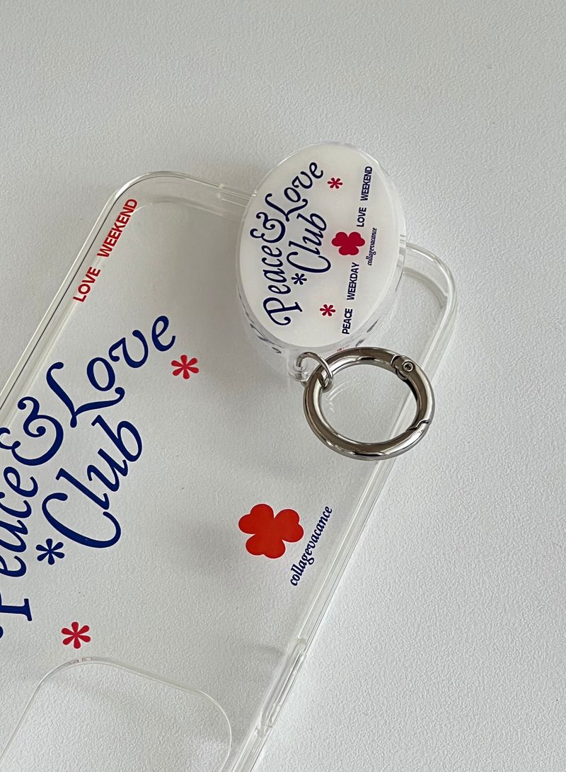Peace&Love*Club Keyring (2type)