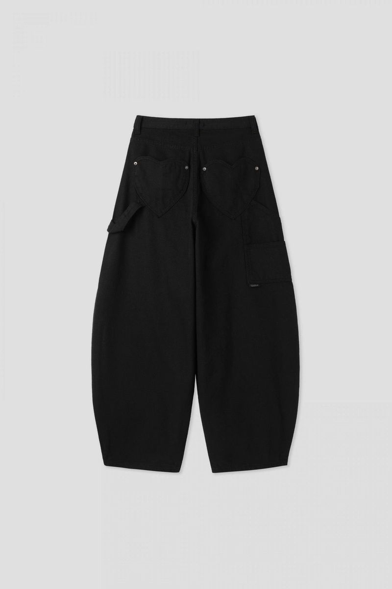 Lovey Heart Cargo Wide Pants (3c)