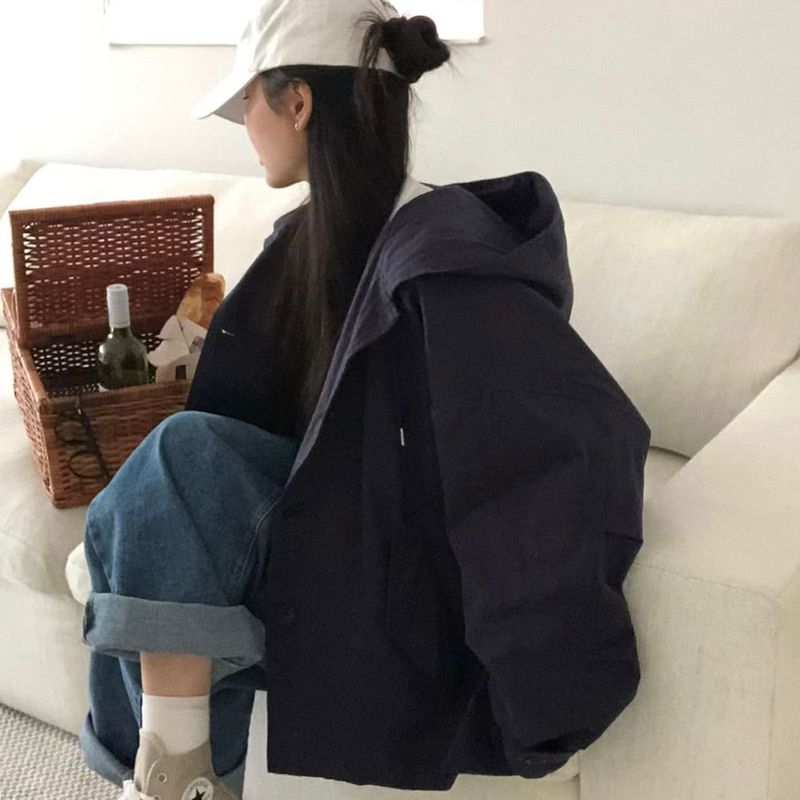 [BELLIDE MADE] half Trench jacket