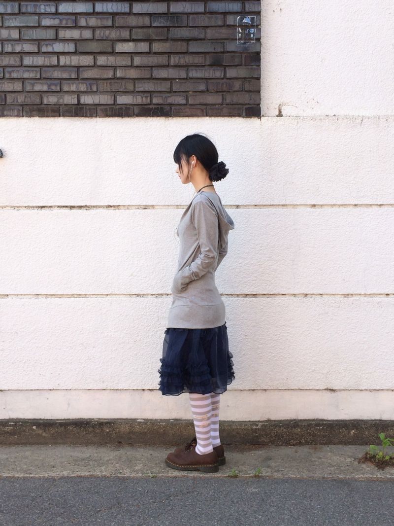 frilling Sheer skirt