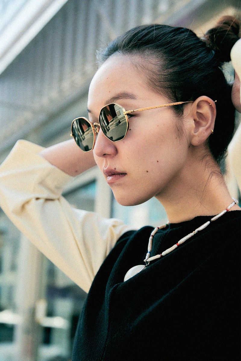 [FAKEME] 11AM GLD B-titanium sunglasses
