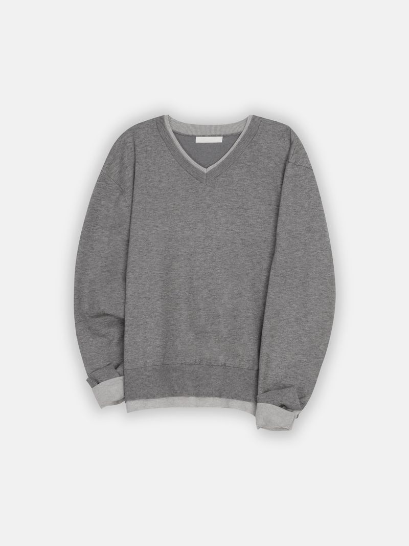 Fitz layered vneck