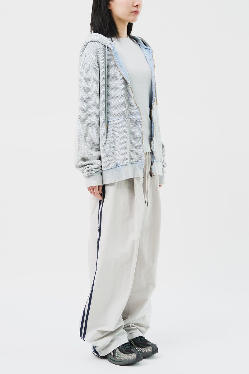 Luar Washed Knitted Zip Hoodie (3color)
