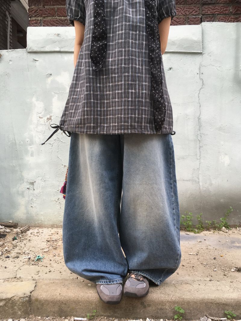Daily Wide Denim Pants