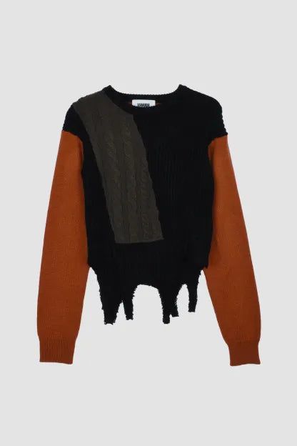 SWITCHING COLOR KNIT