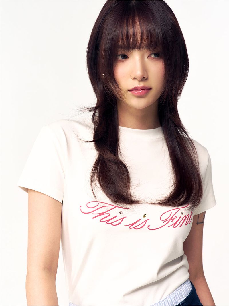 Cropped Signature Tee
