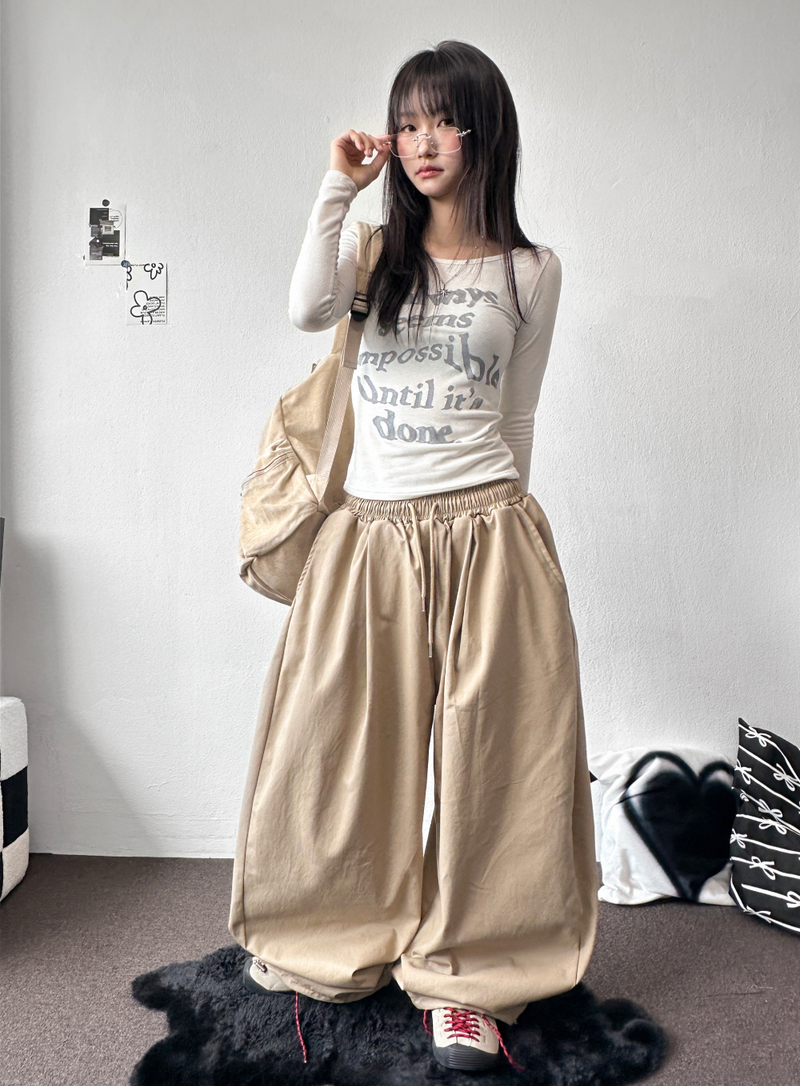 Treaty Multi String Cotton Long Pants 5 Colors