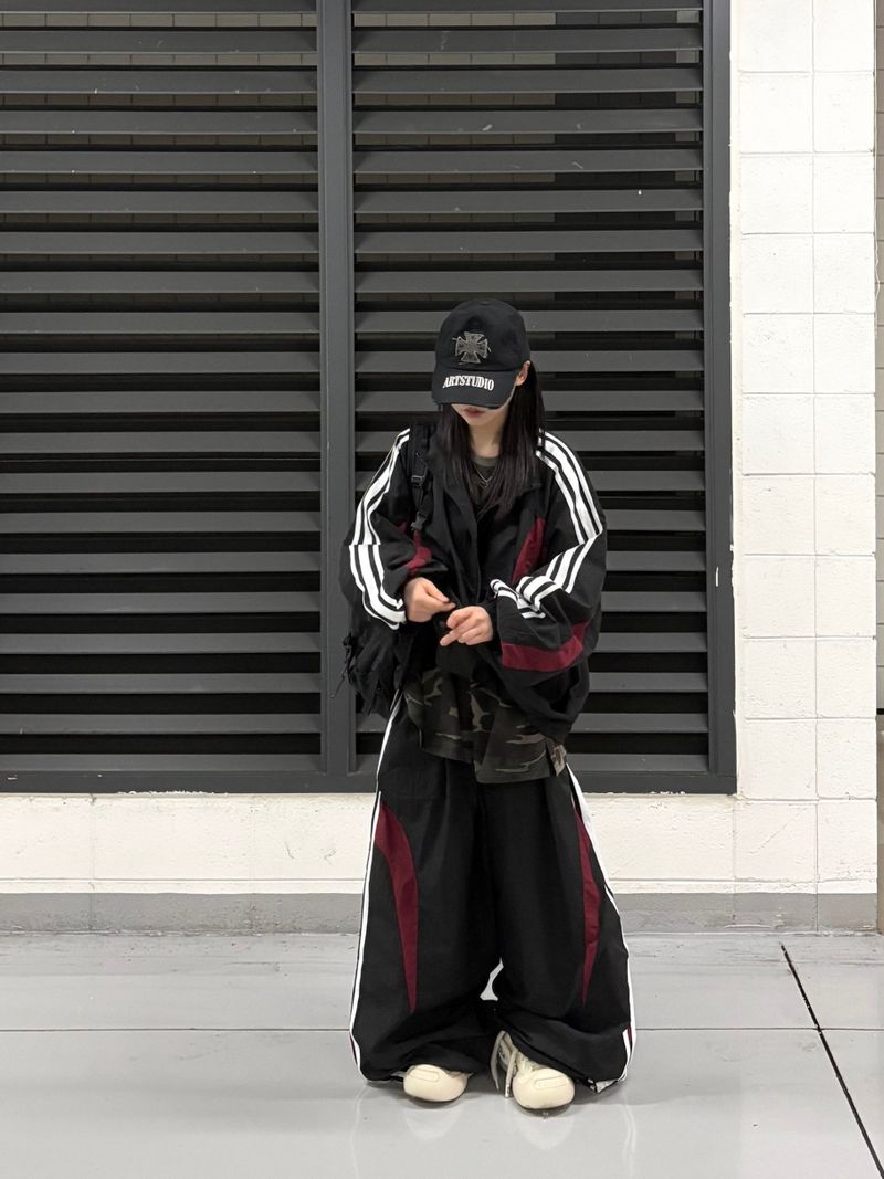 sweep mesh nylon pants