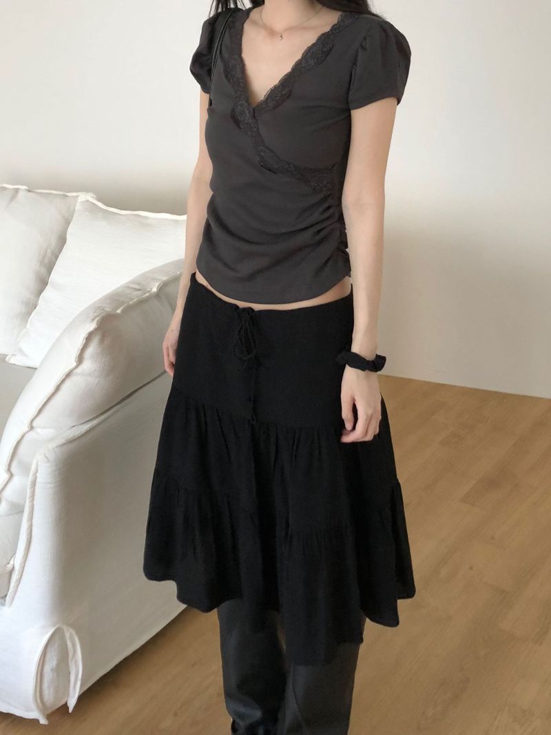 Andy Cancan Midi Skirt (2 colors)