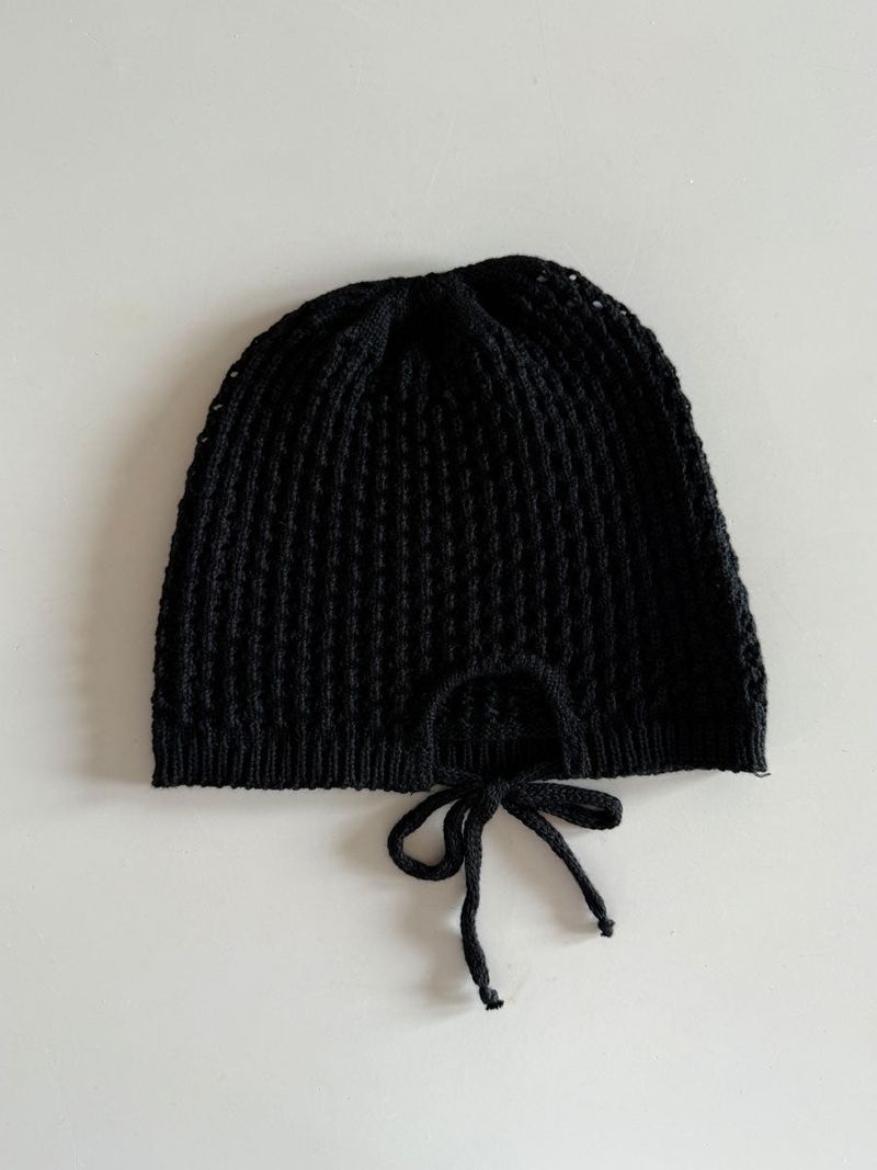 ribbon short beanie