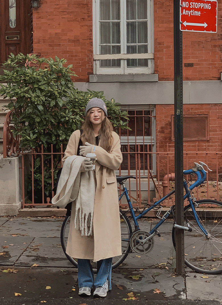 ULAN（ユレン）の「[WOOL100%][handmade] ジェーンウールダブルロングコート（Jackets/Outerwear）」