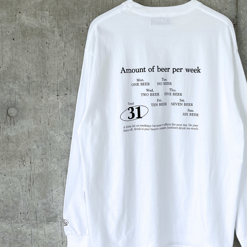 OneDrop BEER LOGO Long T shirt