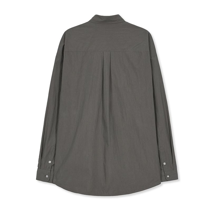 NYLON UTILITY POCKET LAUNDRY SHIRT CHARCOAL