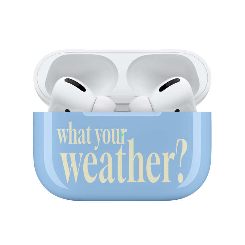 tiny weather(タイニーウェザー)の「weather Airpods case-sky(vanilla)(Smartphone Accessories)」