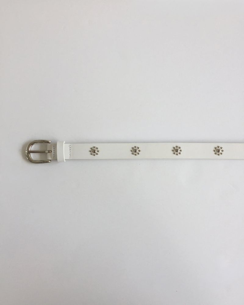 Horsebit leather belt(5color)