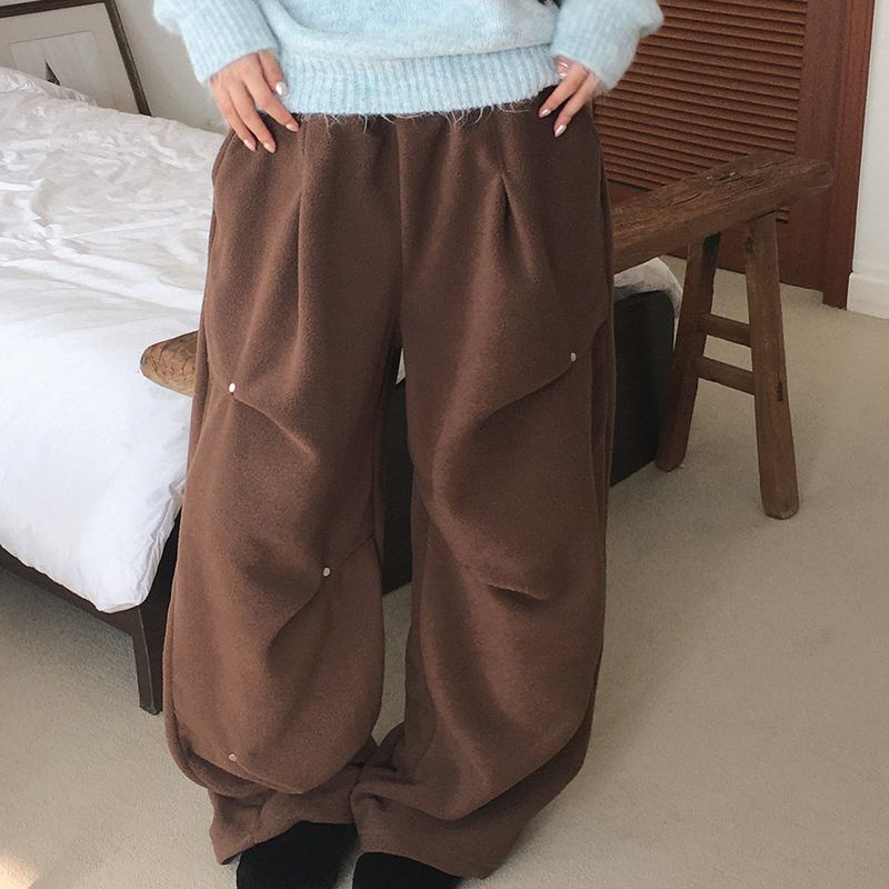 Tyrone fleece rivet sweatpants