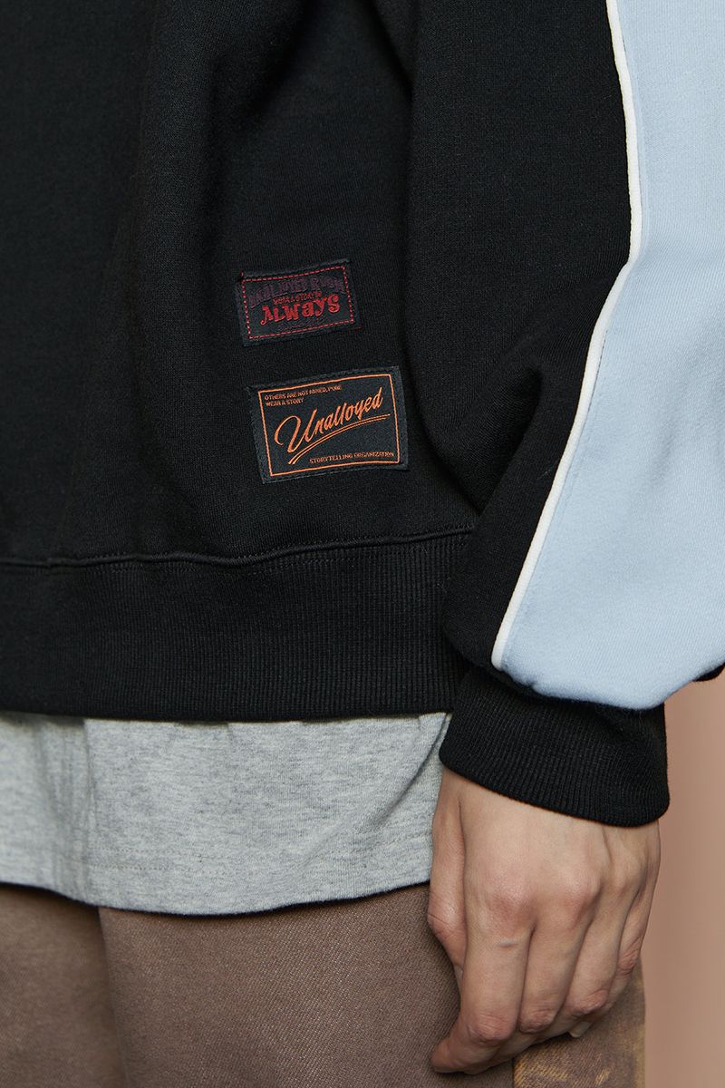 EMBLEM LOGO SWEATSHIRT / BLACK
