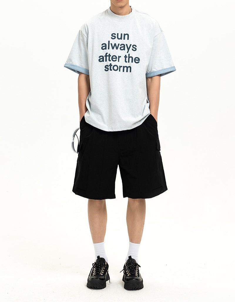 Sawyer Contrast Lettering Tee