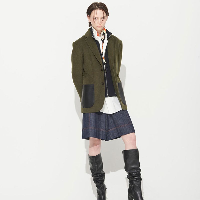 MOLLY DETACHABLE JACKET, KHAKI