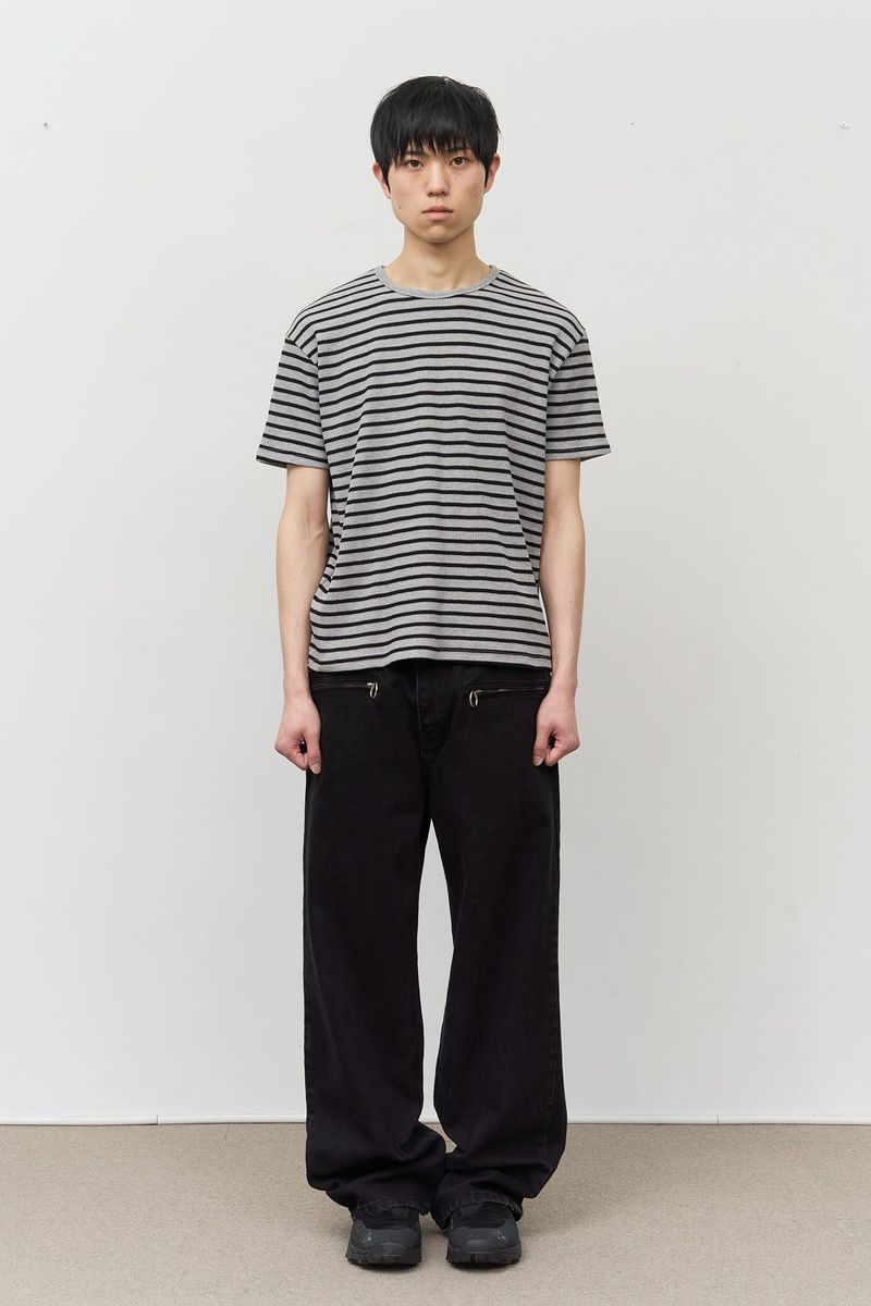 Lofi Striped Waffled Top