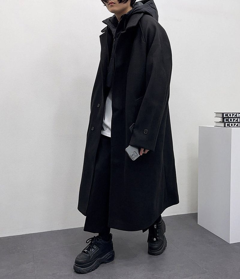 TW Regular Balmacan Wool Coat (3colors)