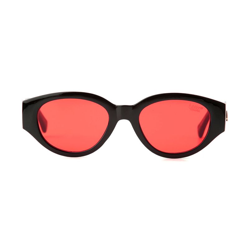 D.fox Original Glossy Black / Red Tint Lens
