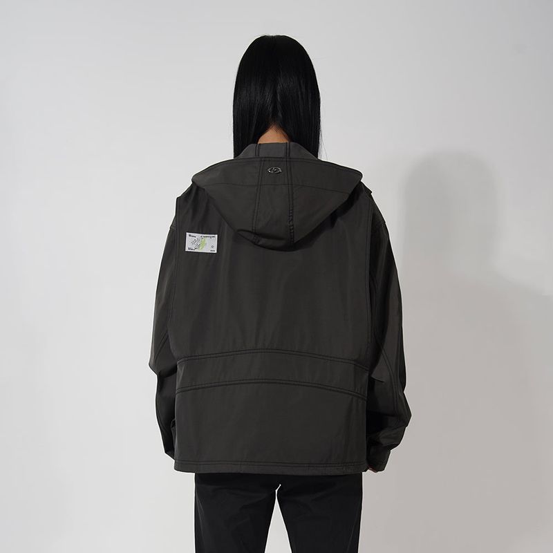 RUSTLE STITCH HOOD JP (3color!)