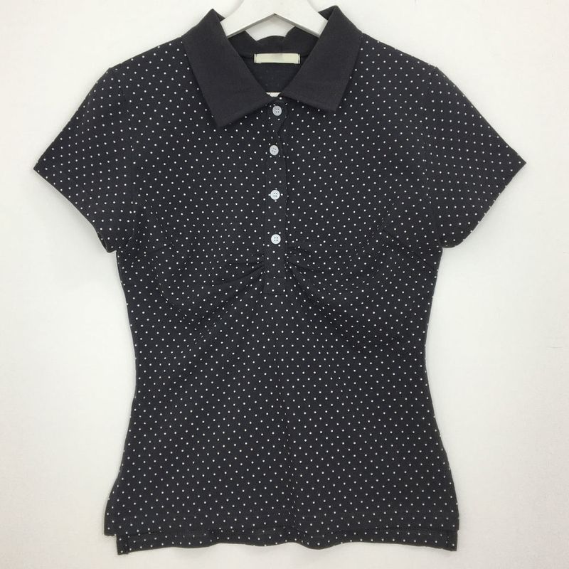 Shirring Dot Collar T-Shirt (3color)